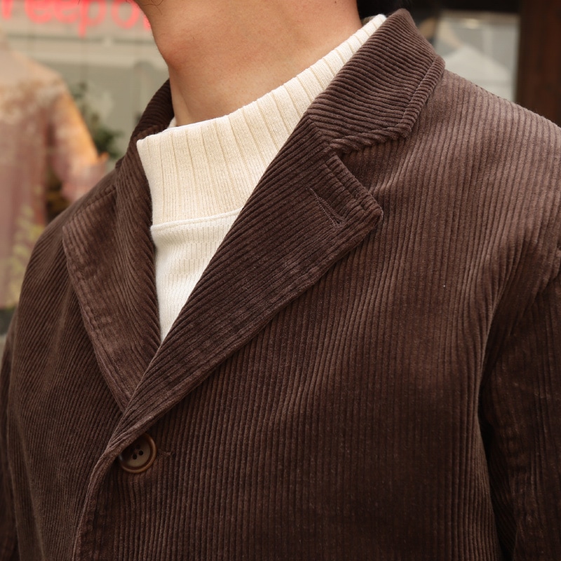 WORKERS Lounge Jacket Dark Brown Corduroy/ワーカーズ ラウンジ